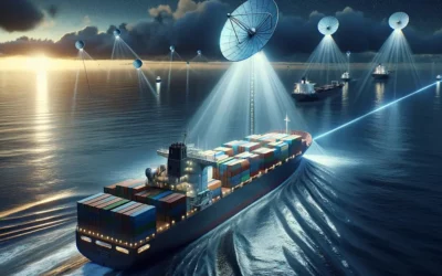 Starlink technologie helpt containerschepen